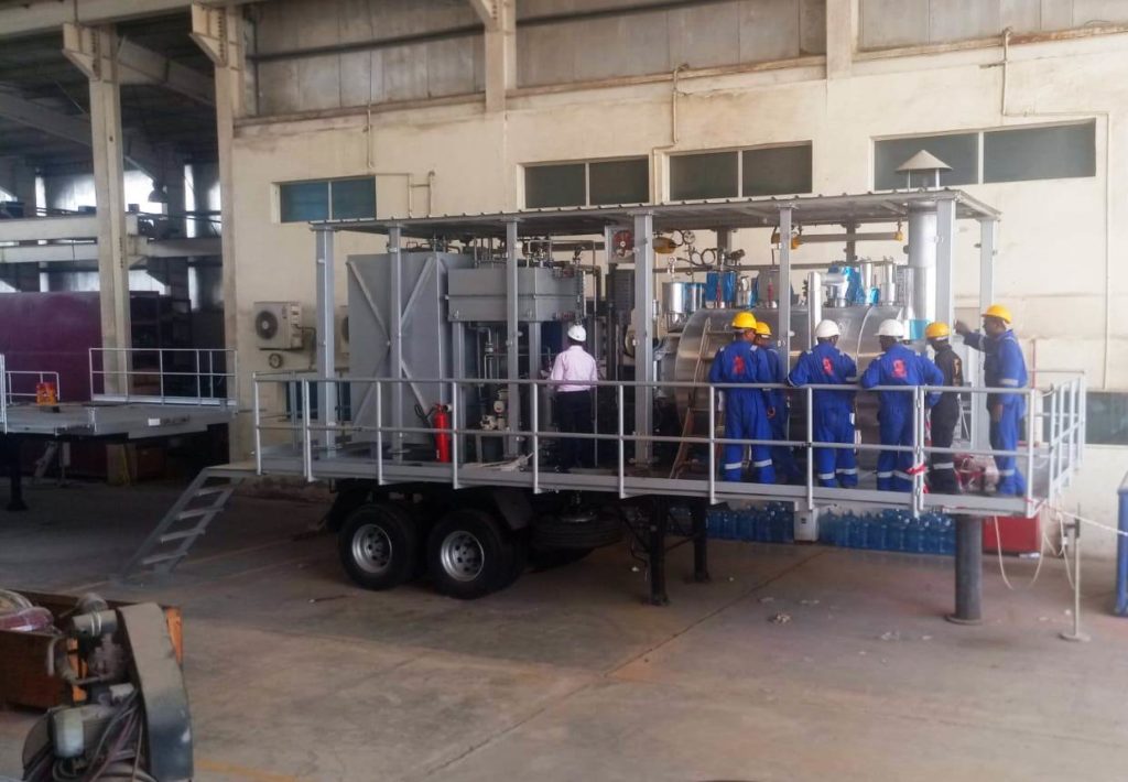Mobile steam generation system in Dubai  for oil extraction | E & M Combustion