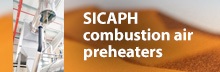 SICAPH combustion air preheaters