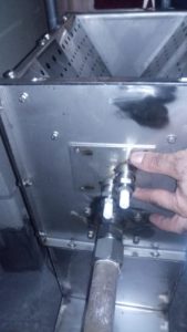 Quemador en vena de aire - linea de proceso de secado - cabinas de pintura