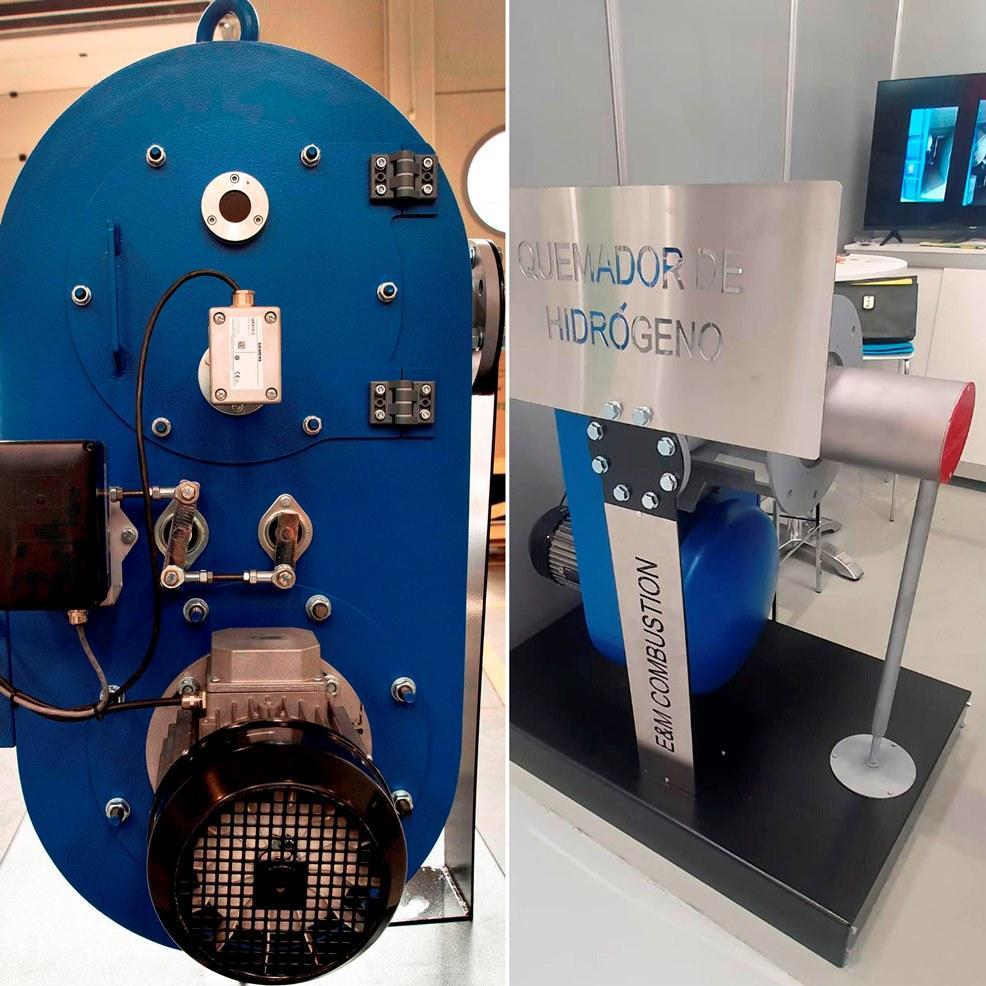 E&M Combustion brings to Expobiomasa 2023 its prototype hydrogen burner and air draught burners